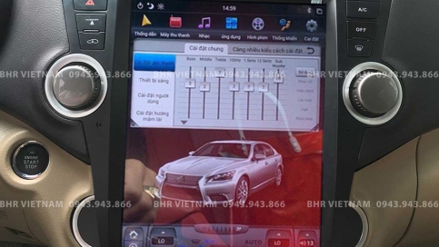 Màn hình DVD Android Tesla Toyota Highlander 2007 - 2013